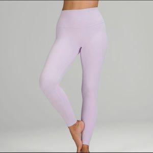 lululemon lavender dew align hr pant 28”